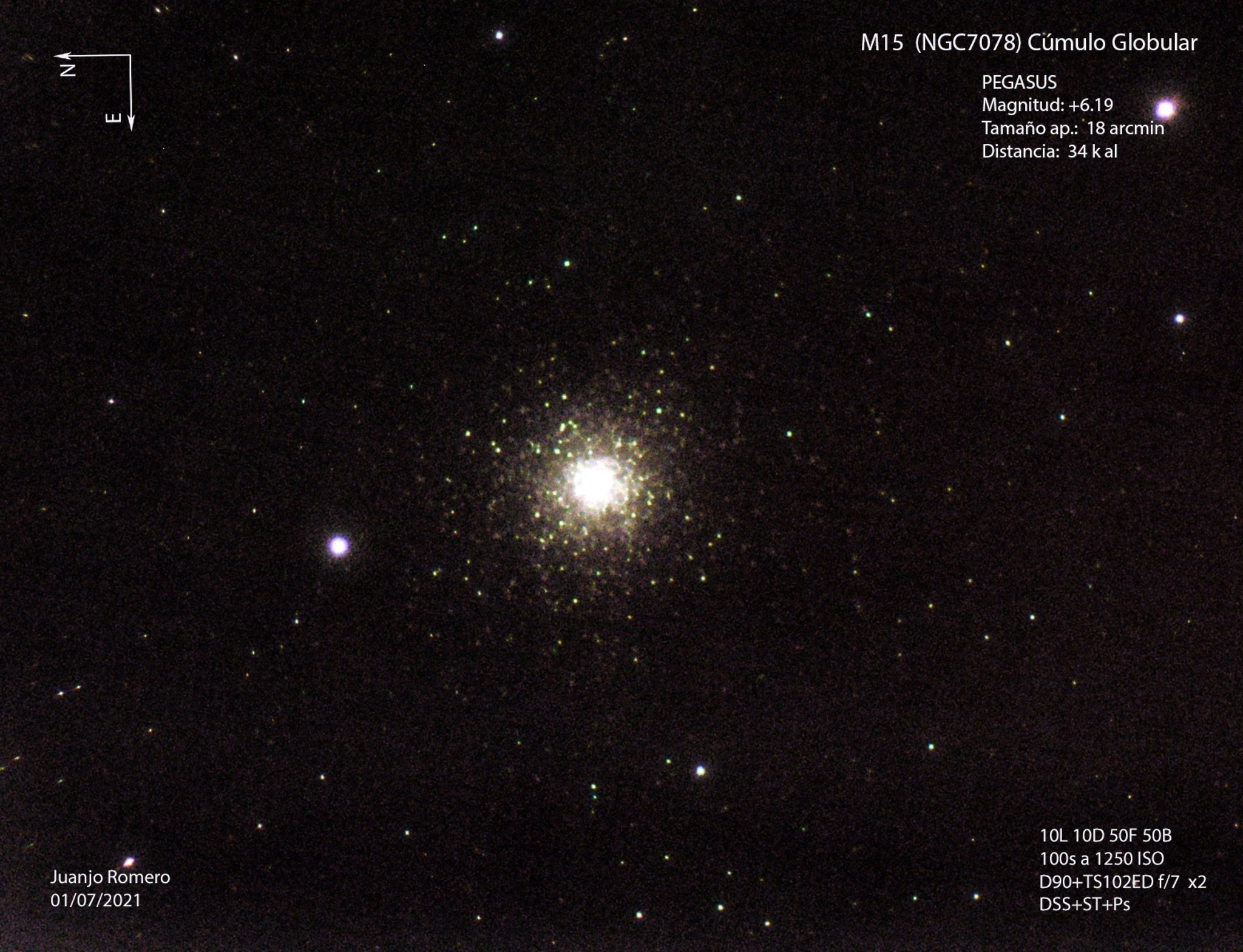 M15 – Cúmul Globular de Pegàs
