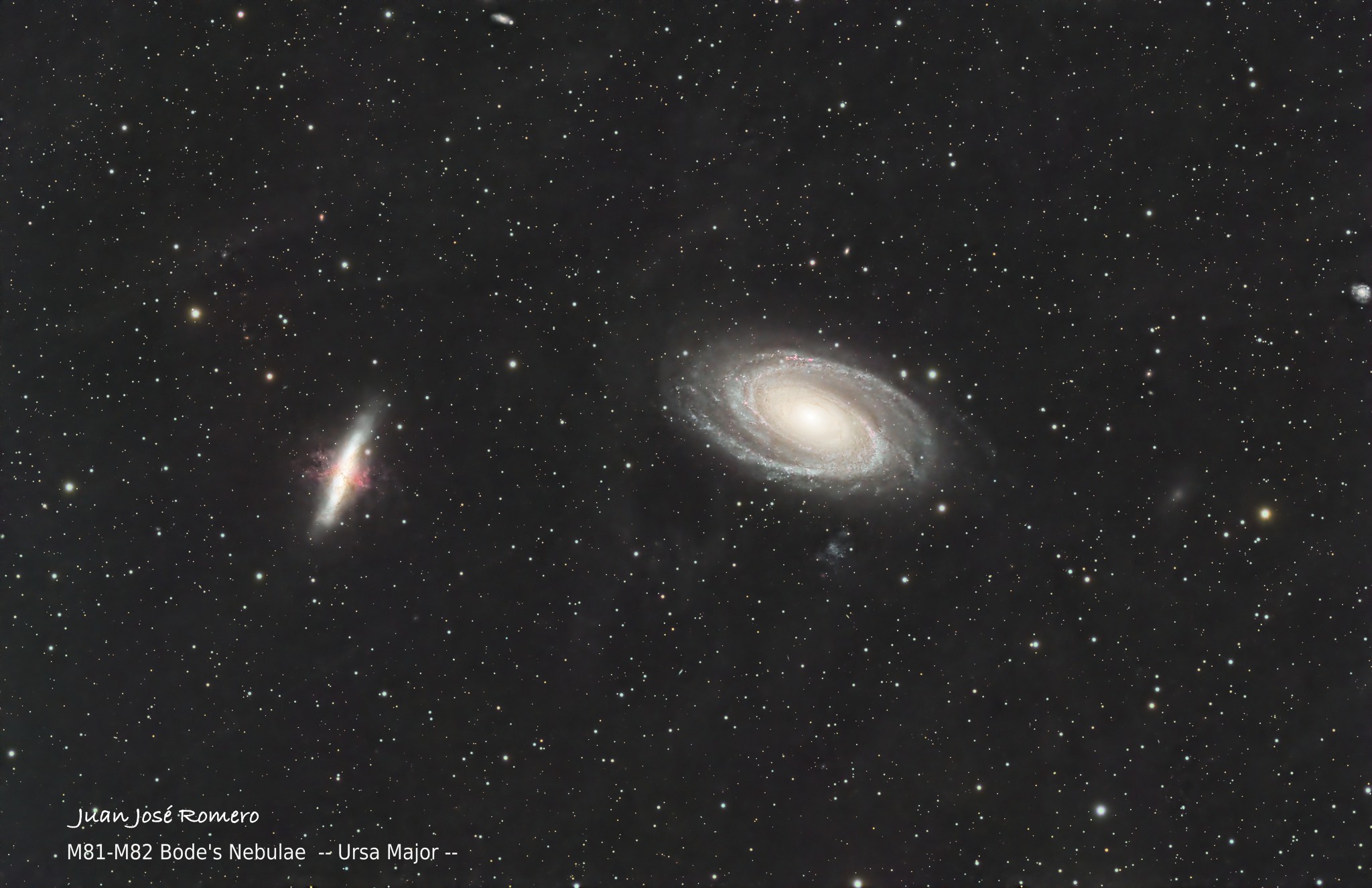 M81 (Galàxia de Bode) i M82 (Galàxia del Cigar)